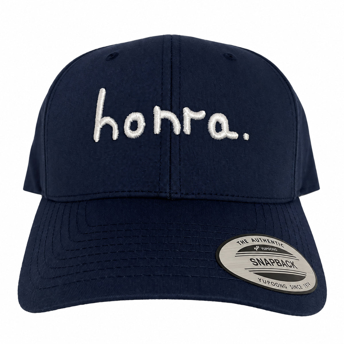 Chapéu Honra pala curva Azul Escuro