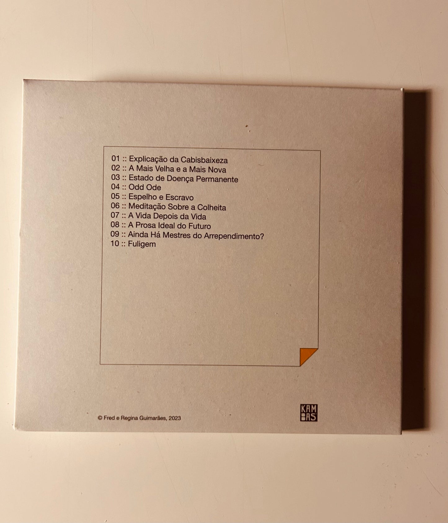 CD - Fred x Regina Guimarães 'Mãos No Fogo'