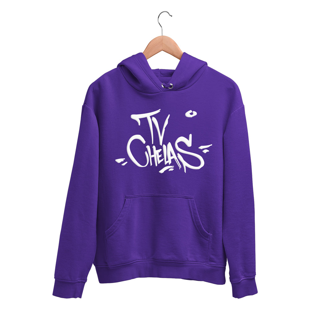 Hoodie TV Chelas Bordado Roxo